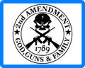 2nd Amendment God Guns & Family Vinyl Decal Sticker