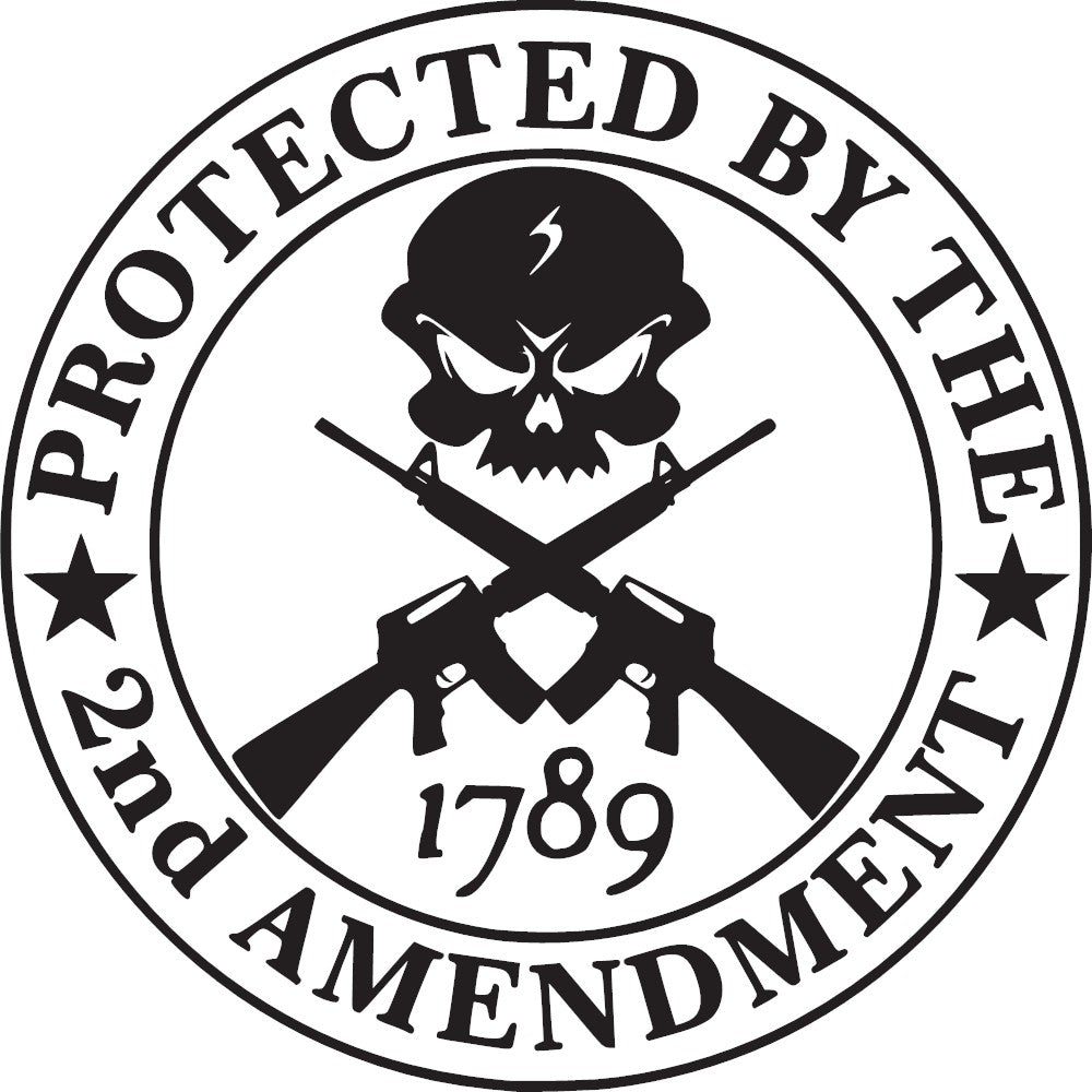 Protected by the 2nd Amendment Vinyl Decal Sticker