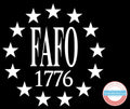 FAFO 1776 Stars Vinyl Decal Sticker