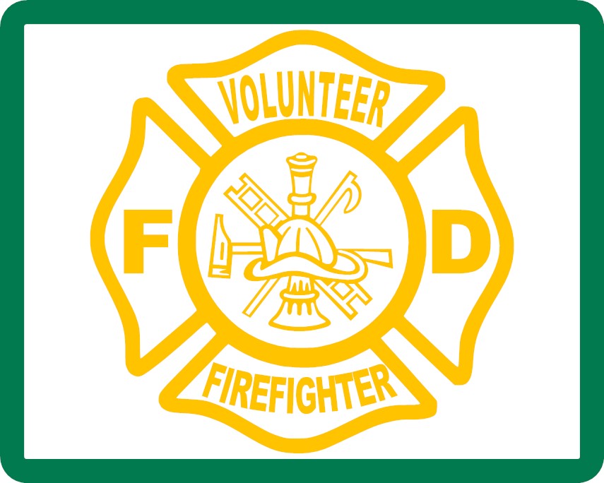 Retired Firefighter Maltese Cross Vinyl Decal Sticker