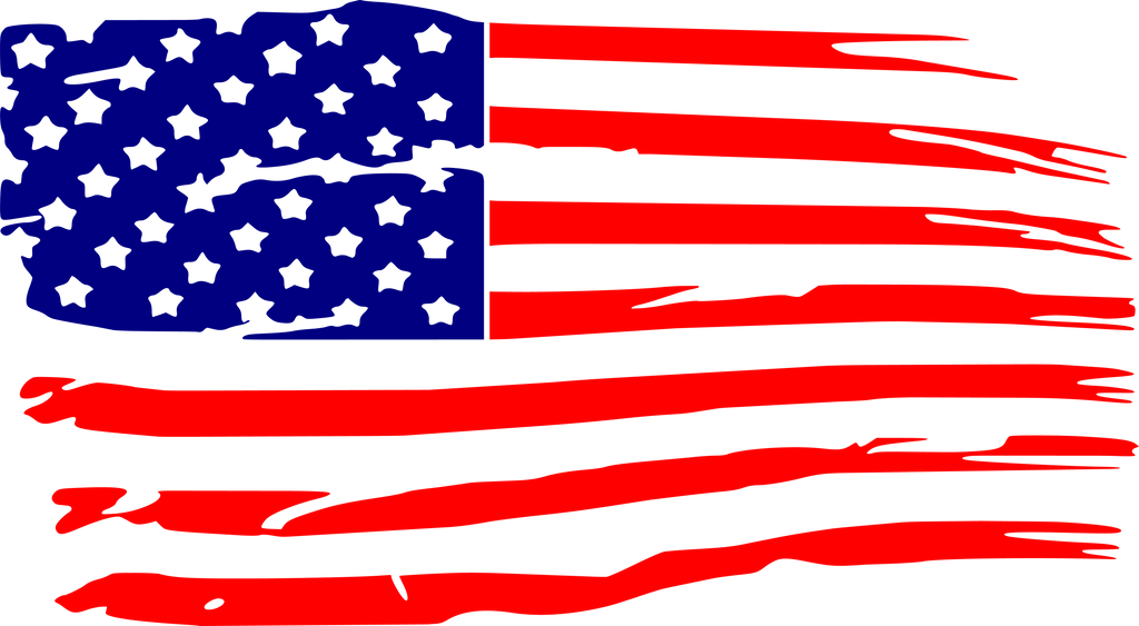 Distressed American Tattered Flag SVG pdf eps jpg dxf png digital file